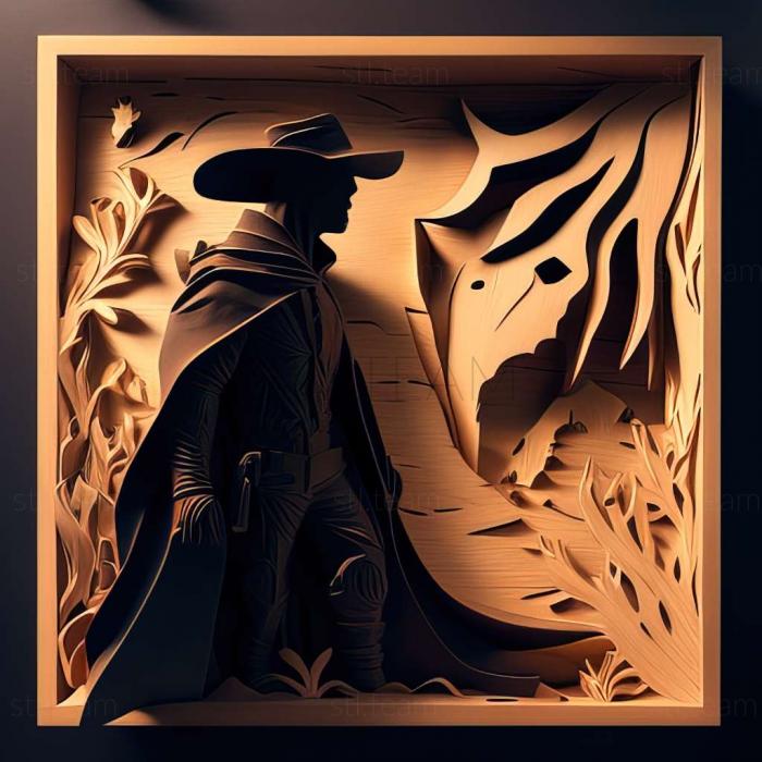 3D model Shadow of Zorro game (STL)